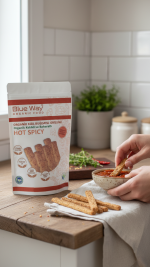 Organik kızıl buğdaylı grissini- HOT SPICY - Görsel 3