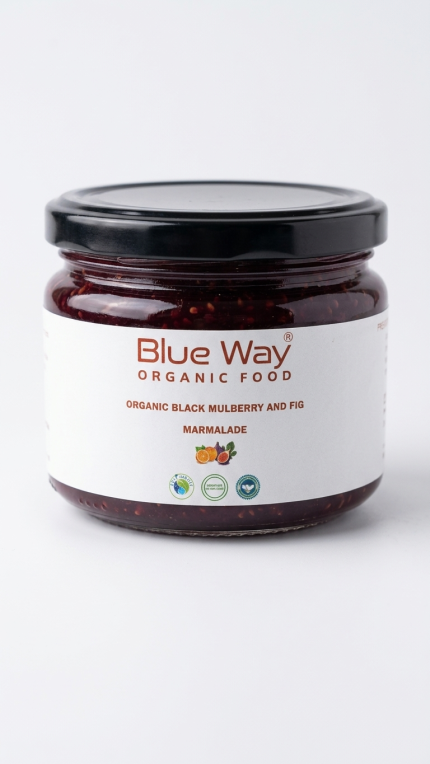 Organik Karadut ve İncir Marmelatı 340gr