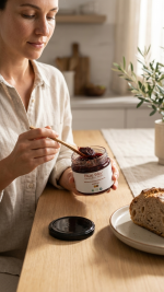 Organik Karadut ve İncir Marmelatı 340gr - Görsel 4